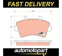 Brake pads GDB1442 TRW for RENAULT OPEL NISSAN