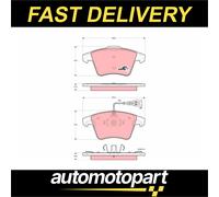TRW Disc Brake Pads GDB1556 for VW Multivan Mk V, Transporter Mk V Platform/Chassis