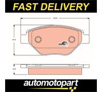 TRW Brake Pad Set GDB1571 Front Disc for Renault Megane II 1.4 (2002-on)
