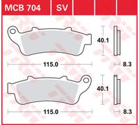 TRW Brake-Pads Sinter With Abe MCB 704 SV - LUCAS