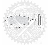 TRW Brake Pads Sintered Carbon SCR 1 Set front For Kawasaki Ninja 1000 H2R 2022