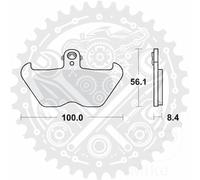 TRW Brake Pads Sintered Front SV Fit BMW R 850 C 1995-2002