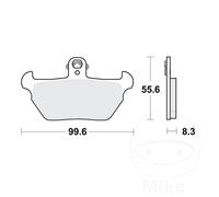 TRW Brake Pads Sintered Front SV MCB621SV 1 Set Fit BMW R 1150 GS 1999-2001