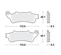 TRW Brake Pads Sintered Front SV MCB704SV For Honda GL 1800 Goldwing 2006-2016