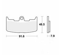 TRW Brake-Pads Sinter With Abe ECE R90 homologated