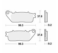 TRW MCB817SH Brake pad set