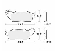 TRW Lucas Sintered lining MCB817SH