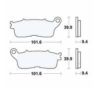 TRW Brake Pads Sintered MCB848SH Fits Honda VFR 1200 2010-2020