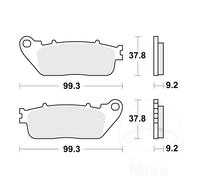 TRW MCB817SH Brake pad set