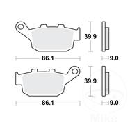 TRW Brake Pads Sintered Rear SH MCB841SH 1 Set Fits Honda NC 700 X 2012-2014