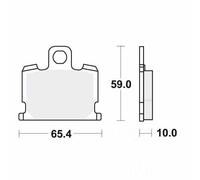 TRW Brake Pads Standard MCB521 Fits Yamaha XJ 750 1982-1983