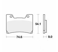 TRW MCB622 Brake pad set