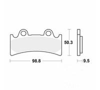FERODO FDB864P Brake pad set
