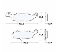 TRW Lucas Brake pad MCB843