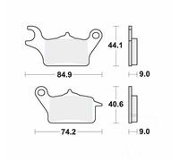 TRW Brake Pads Standard MCB882 Fits Suzuki UB 125 2023