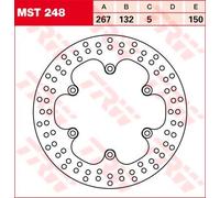 Motorcycle Brake Disc 267mm MST248 TRW Set Genuine Top Quality Guaranteed New