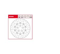 TRW BRAKE ROTOR FLOATING ROUND HARLEY DAVIDSON MSW504