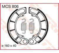 Trw Brake Shoes For Honda TRX 500 FE2 4X4 1979-2021 Set MCS806