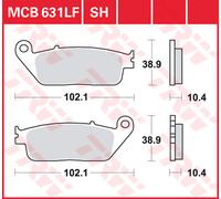 TRW Lucas Brake Pads MCB631 Organic