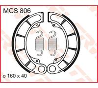 TRW Brakeshoes Organic MCS 806