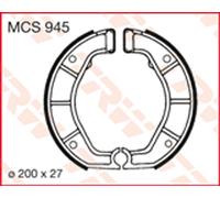 TRW Brakeshoes Organic MCS 945