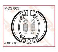 Trw Derbi Dfw 50 07 Rear Brake Shoe Black