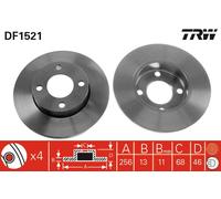 TRW DF1521 Brake disc