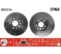 TRW DF2714 Brake Disc for ,OPEL,VAUXHALL