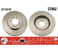 TRW DF4028 Brake Disc for ACURA,HONDA