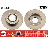 TRW DF4038 Brake disc