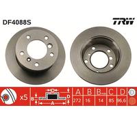 TRW DF4088S Brake Disc for MERCEDES-BENZ,VW
