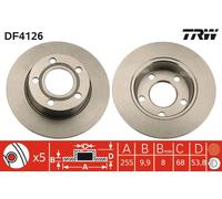 TRW DF4126 Brake disc