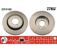 TRW DF4166 Brake Disc for BMW