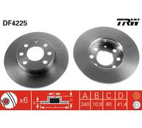 TRW DF4225 Brake disc