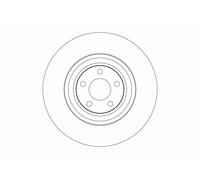 TRW DF4268S Brake Disc for AUDI,VW