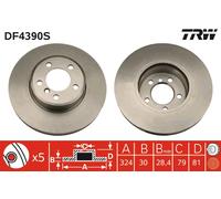 TRW DF4390S Brake Disc for BMW