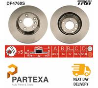 TRW DF4760S Brake Disc Front Right Fits Audi Q7 Porsche Cayenne Panamera VW