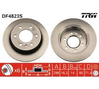 TRW DF4823S Brake disc