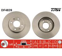 TRW DF4839 Brake disc