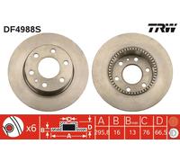 TRW DF4988S Brake Disc for ,IVECO