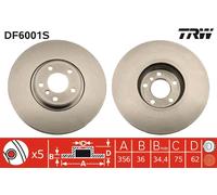 TRW DF6001S Brake Disc for BMW