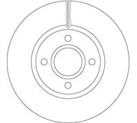 TRW DF6509 Brake disc