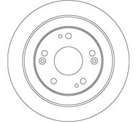 TRW DF6526 Brake Disc for HONDA