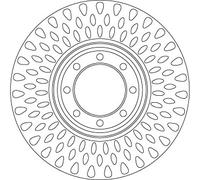 TRW DF6688S Brake Disc for IVECO