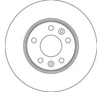 TRW DF6720S Brake Discs pair For RENAULT, OPEL, FIAT, NISSAN 2014-2026