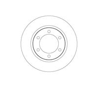 TRW DF6726S Brake disc