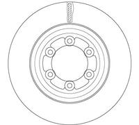 TRW DF6736S Brake disc