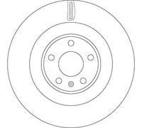 TRW DF6750S Brake Disc for AUDI,VW