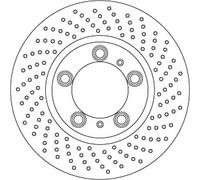 TRW DF6779S Brake Disc for PORSCHE