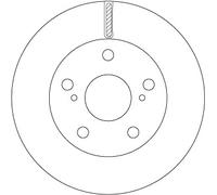 TRW DF6782S Brake disc